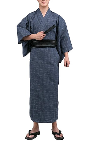 kimono clásico japones hombre