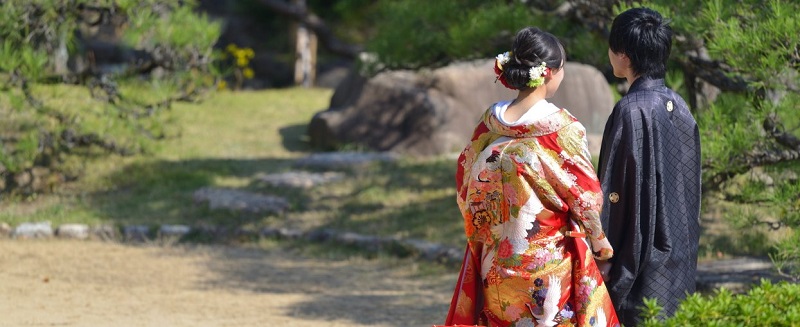 kimono uchikake Kimono de boda japonés